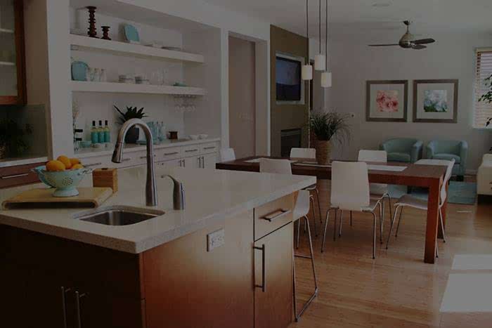 image of kitchen and dining room